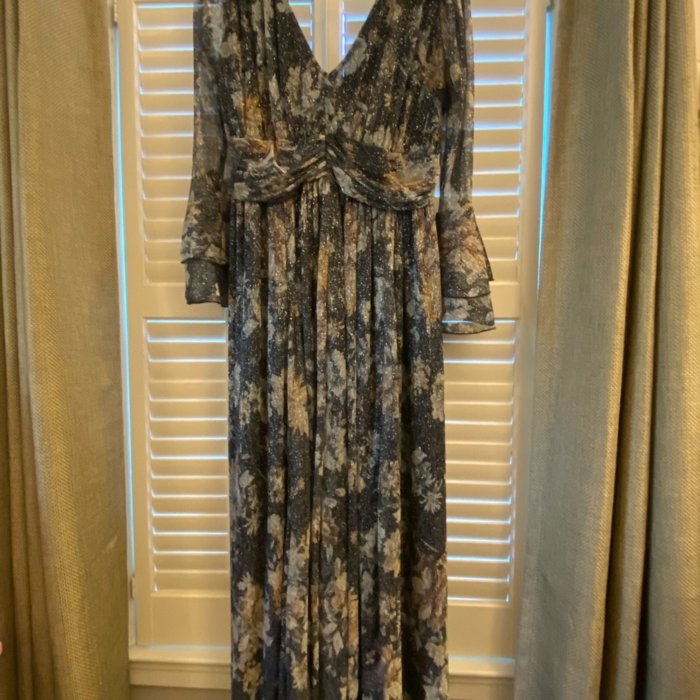 Kiyonna Multicolor Long Sleeve Dress EUC - Picture 6 of 13